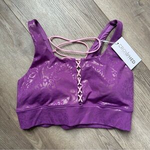 Crowned Athletics Golden Dreamer Rapunzel Inspired Sports Bra